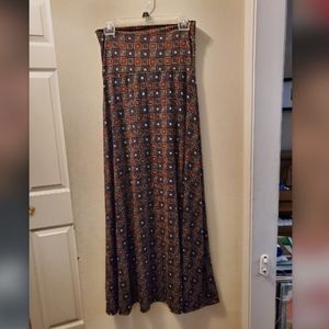 Neon Geo Print Maxi Skirt Dress by LulaRoe